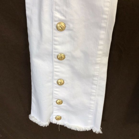 Soft Surroundings Rennes Bootcut Denim White Jean - Picture 4 of 8